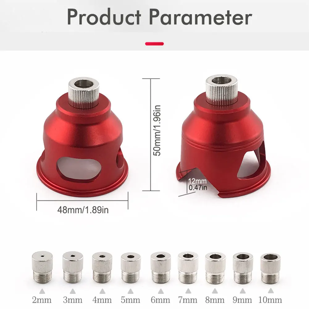 

Aluminum Alloy Vertical Drill Guide with 2-10 MM Drill Sleeve Straight Hole Drilling Positioner for Woodworking DIY Tools