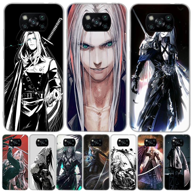 Anime FINAL FANTASY 7 BloodyBeni For Xiaomi Poco X6 X3 Nfc X5 X4 F6 F5 Pro Phone Case X7 F4 Gt F3 F2 F1 M5S M4 M3 5G Fundas Coqu