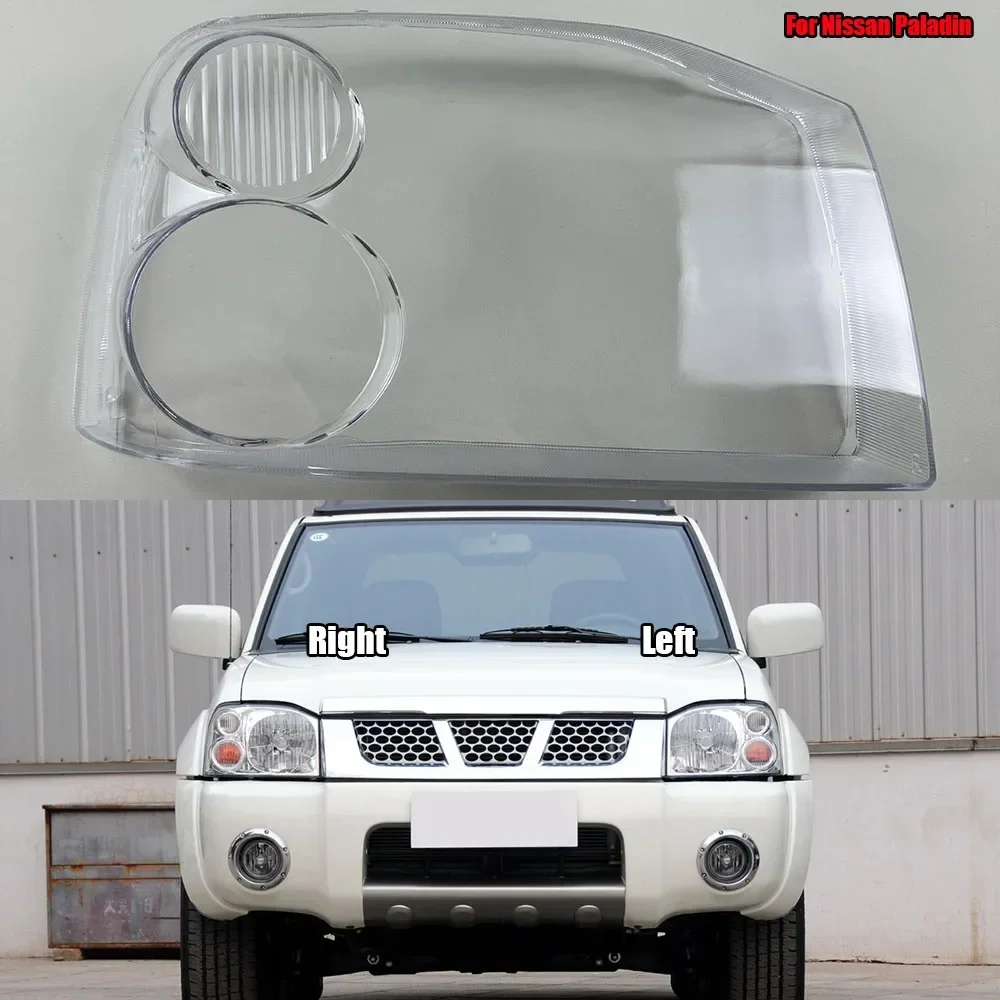 

For Nissan Paladin Front Headlight Cover Transparent Lamp Shade Headlamp Shell Lens Plexiglass Replace Original Lampshade