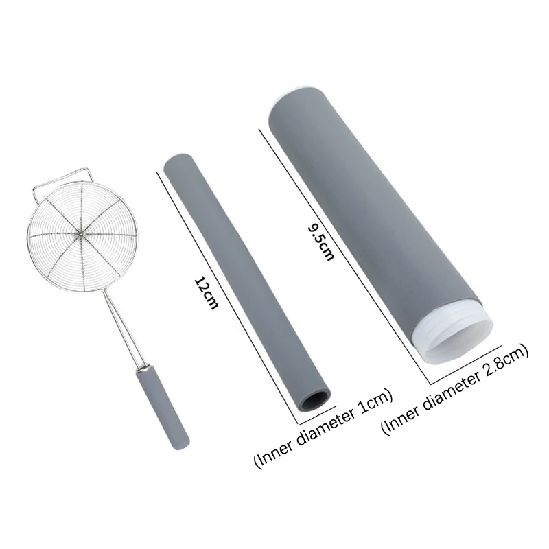 New Heat-Resistant Silicone Frying Pan Handle Sleeve; Anti-Scald Pot Protector Cover. view 5