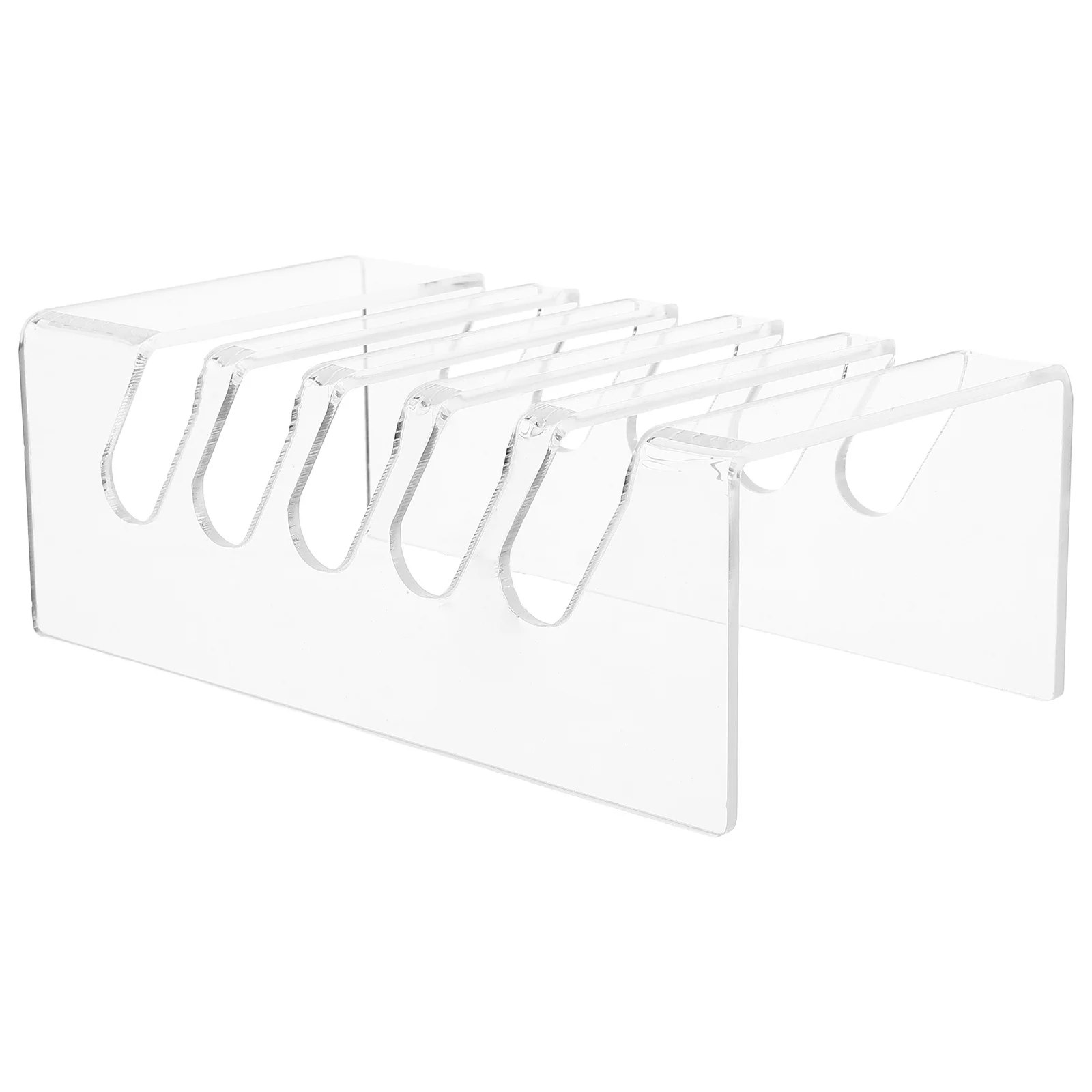 

Clear Acrylic Phone Stand For Desk Mobile Holder Display Stand Office Meeting Room Tablet Support Desktop Organizer Box