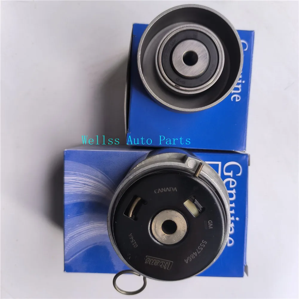 

Timing Belt Tensioner IDLE PULLEY 55574864 24436052 Pulley Idler For Chevrolet Cruze Sonic Epica AVEO T250 T300 Alfa Romeo