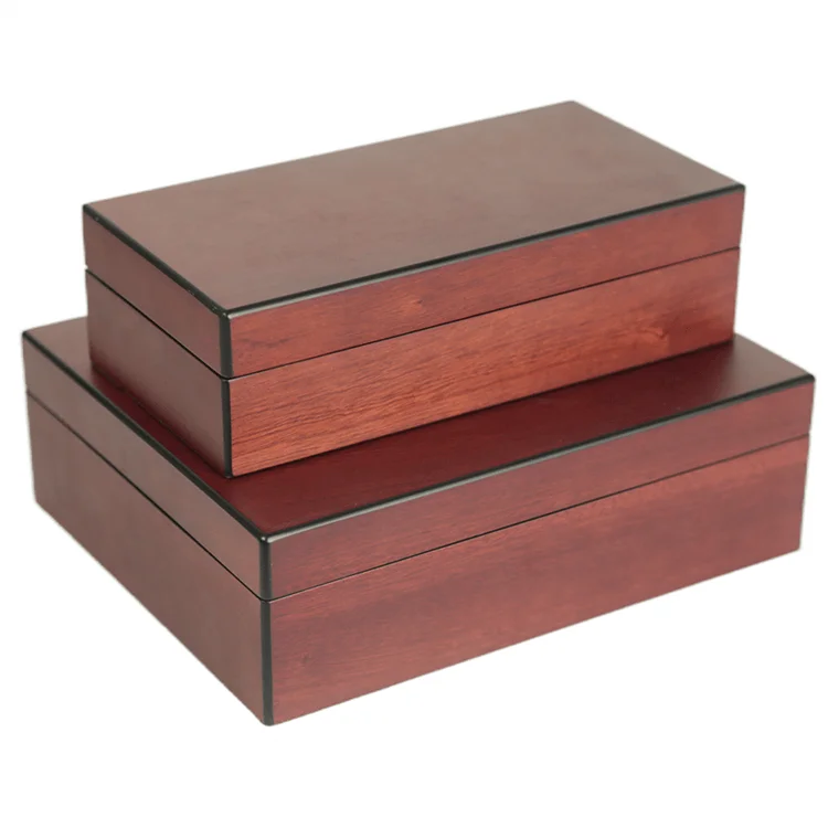 Ready to Ship Home Furnishings Minimalist Style MDF Wooden Decorative Storage Boxes