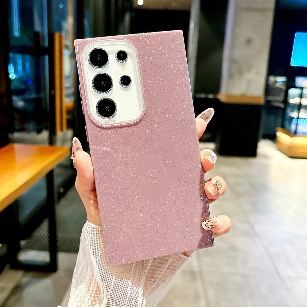 

Luxury Glitter Hard Cover Case For Samsung A56 A36 A26 A16 A55 A35 A15 A25 A54 A34 A14 A24 A53 A13 A33 Candy Color Hybrid Shell