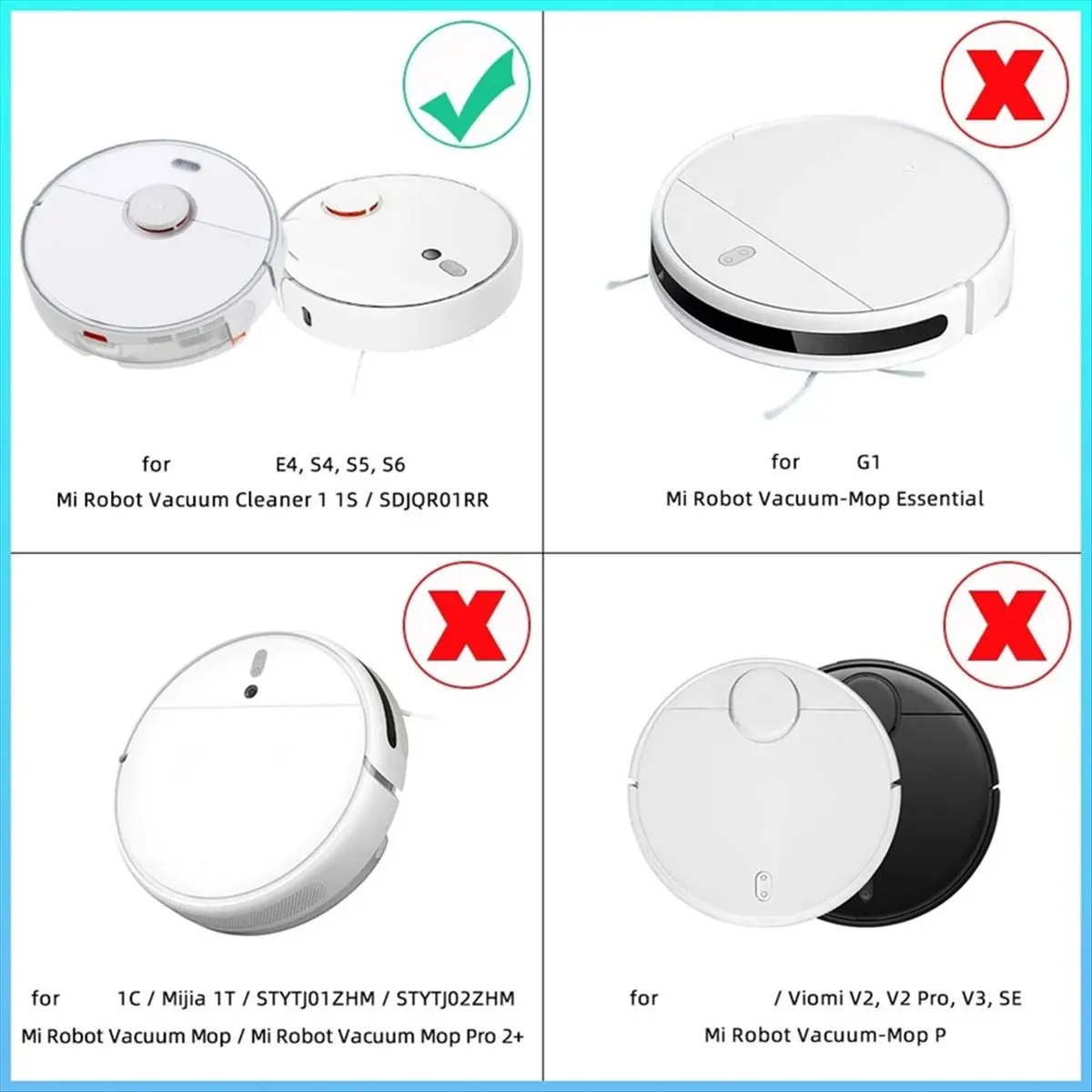 

AT59 Для Roborock S5, S5 Max, S6 MaxV, S6 Pure, E4, E5, S51, S52, S55: Роликовая и боковая щетки, фильтры, насадки для влажной уборки, запчасти и аксессуары