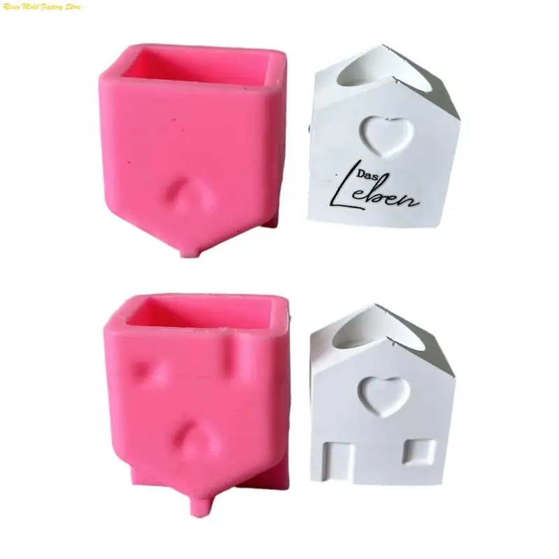 

MXME Sturdy Silicone House Holder Mould Set for Craft in Multiple