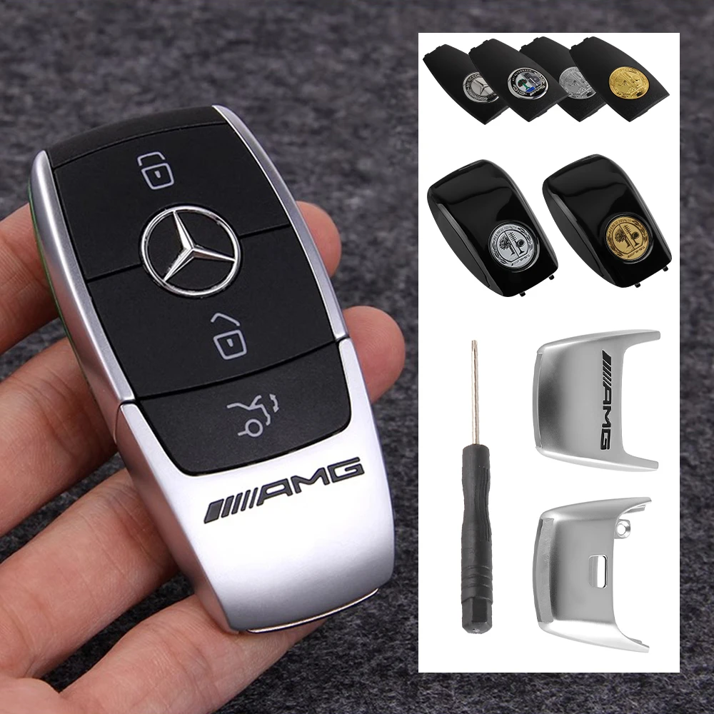 Car Remote Smart Key Case Replacement Accessories for Mercedes Benz W204 W205 W213 W253 W204 W205 W211 W212 W213 CLA GLA GLC