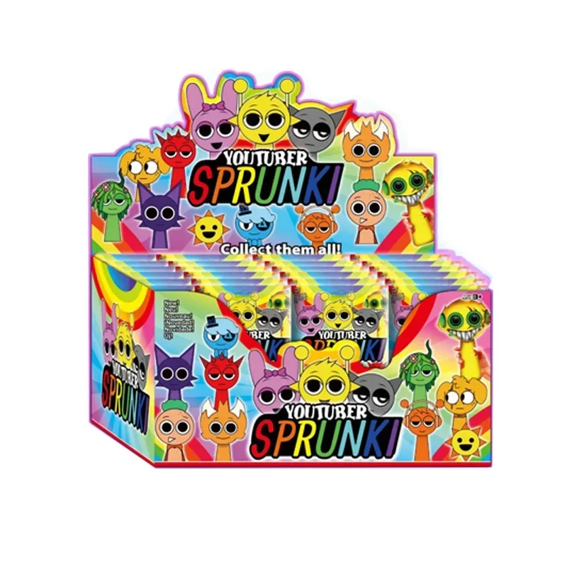 

24pcs Sprunki Figures Incredi Pvc Model Toys Sprunki Figures Oren Tunner Wenda Simon Figure Ornament For Kids Birthday Gift