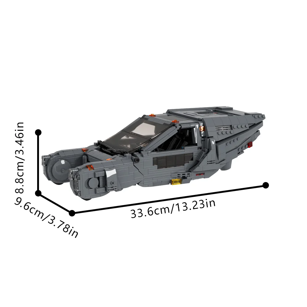MOC فيلم المركبات الفضائية Spinneredss اللبنات نموذج Runnereds الطوب لتقوم بها بنفسك تجميعها لعبة للأطفال هدية