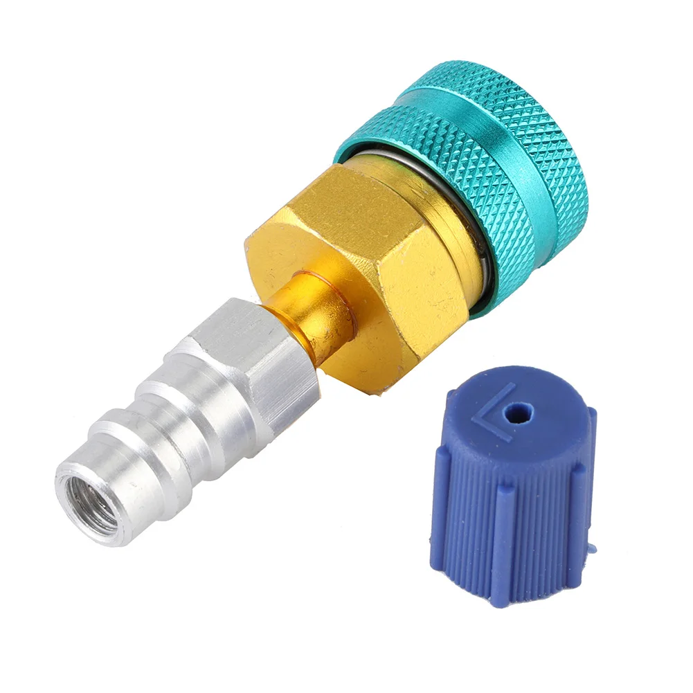 QC1234L+13LS5V1 R1234YF Low Side Quick Coupler Car AC Refrigerant Fluorinated Liquid Connector Quick Coupler