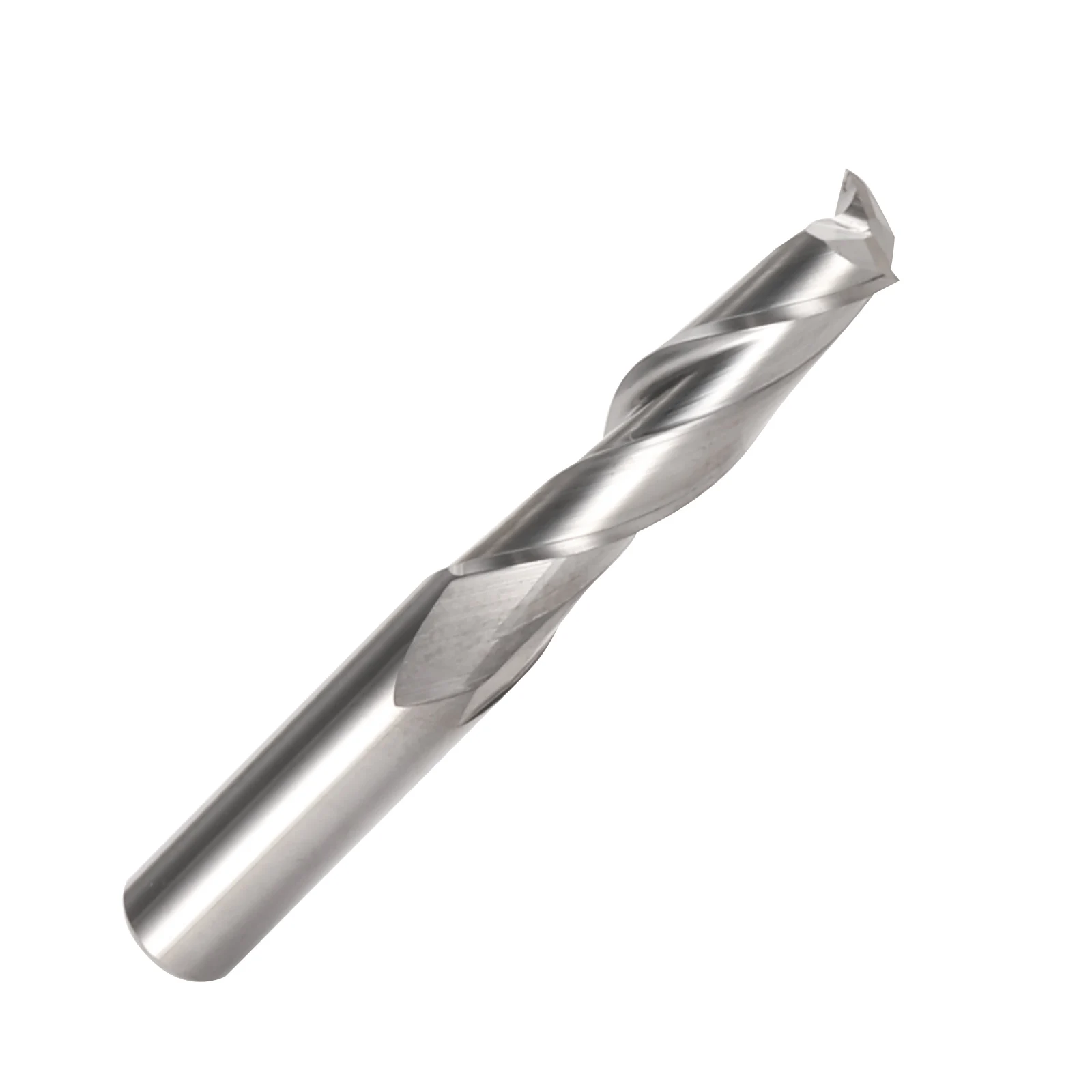 Fresa en espiral CNC de punta plana, broca de enrutador de grabado para herramienta de carburo de madera, 1 piezas, 3.175, 4, 5, 6mm, vástago de 2