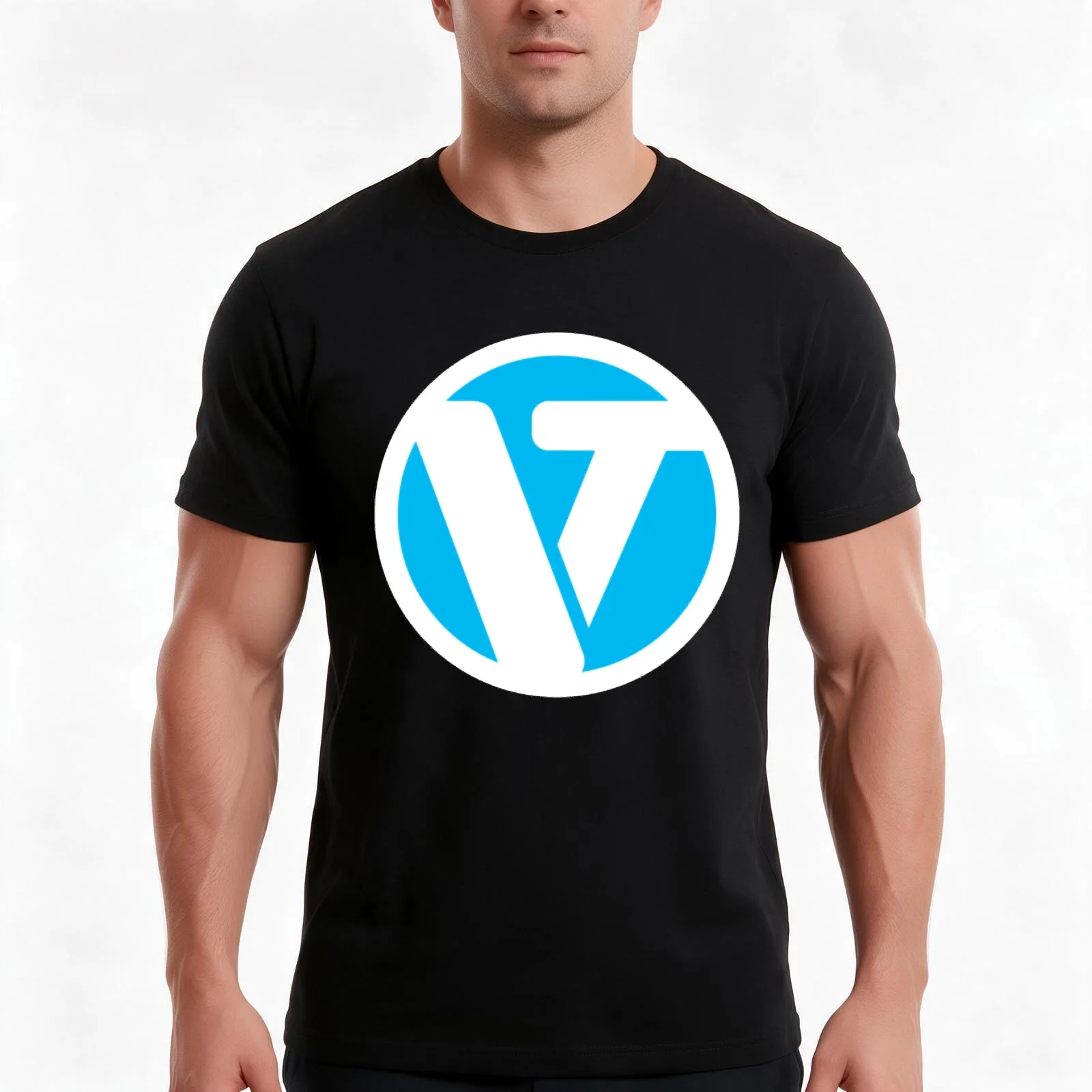 Venture Techno-Industries T-Shirt, Summer Casual Cotton Tee, Oversized Streetwear Tops, Vintage Graphic Print, Unisex Men Women