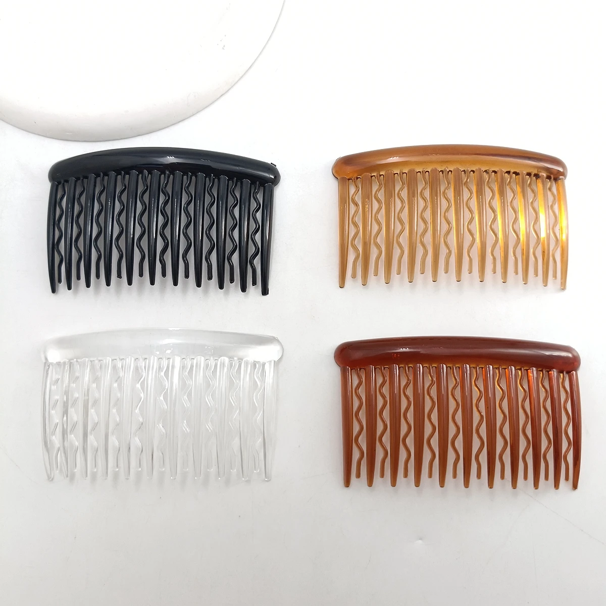 21 Teeth French Twisted Hair Comb - Simple and Stylish Hair Accessory for Women and Girls