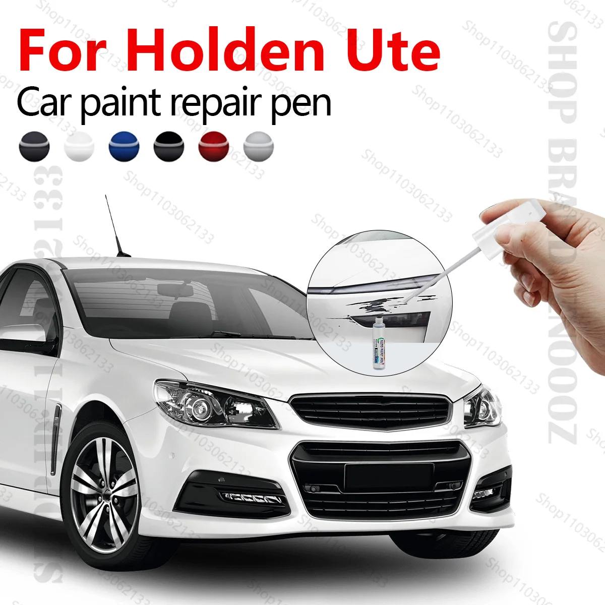 

Для 1951-2017 Holden Ute автомобильная краска ремонтная ручка краска аксессуары для ремонта царапин белый зеленый серебристый черный синий серый