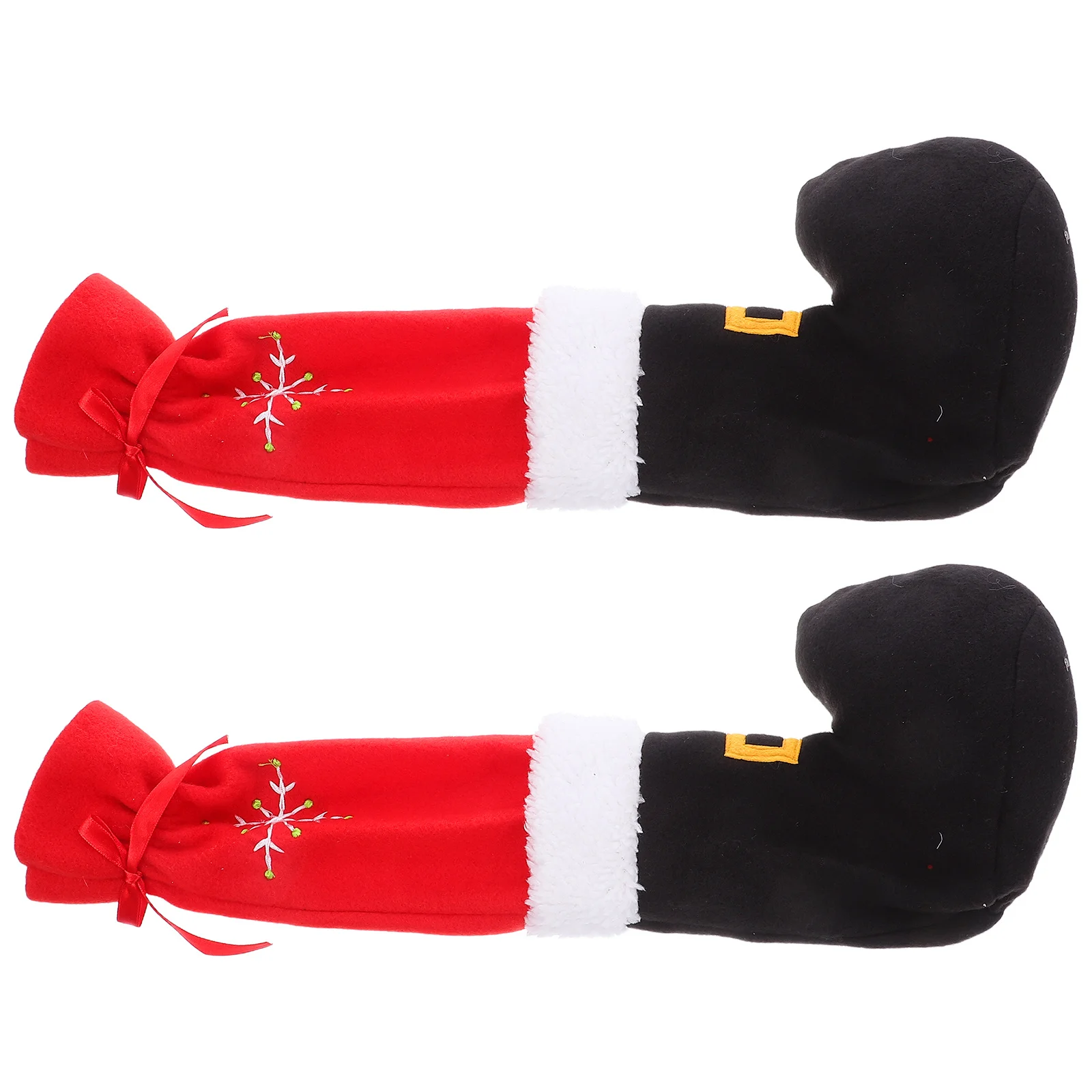 

2Pcs Christmas Chair Leg Covers Stylish Chair Leg Cap Tips for Xmas Home Decoration Seamless Festive Theme Integration