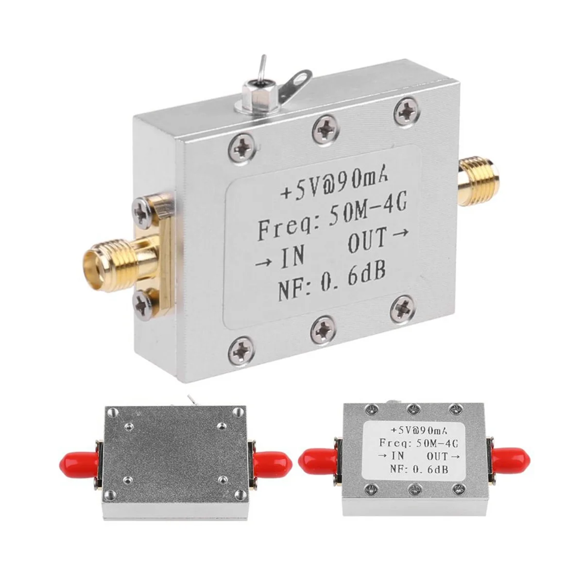 RF Amplifier Low Noise RF Amplifier Ham Radio Module Board LNA 50M-4GHz =0.6DB