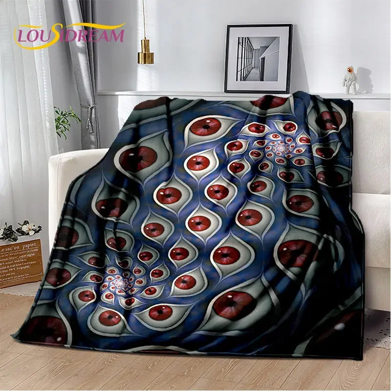 Evil Eye Nazar Tree of Life Soft Plush Blanket,Flannel Blanket Throw Blanket for Living Room Bedroom Bed Sofa Picnic Cover Kids