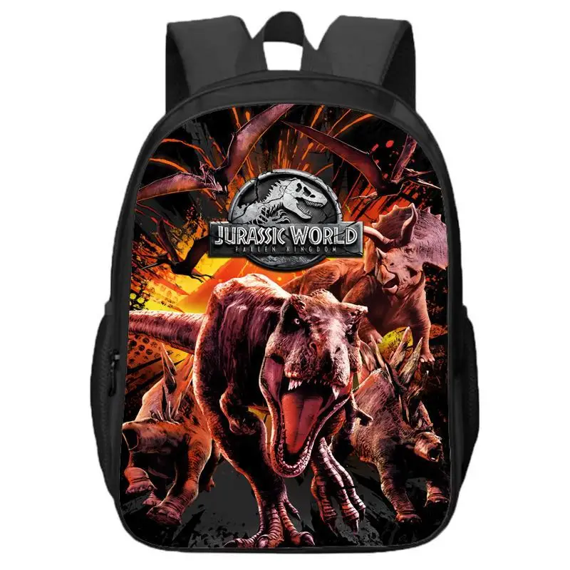Świat Zwierząt Tyranozaur Rex Dinozaur Dwuwarstwowy Plecak dla Chłopców i Dziewcząt Plecak dla Uczniów Szkół Podstawowych i Średnich