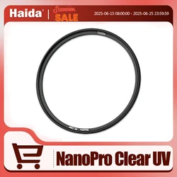 Haida NanoPro Clear UV Filter for Camera Lens Protection with Double-sided MC 39/43/49/52/55/58/62/67/77/82/95/105/112mm