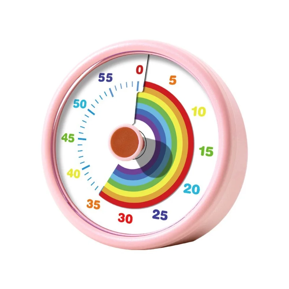 

60 Minutes Visual Timer Round/Square Visualization Countdown Alarm Clock Self-discipline Ultra Silent Kitchen Timer