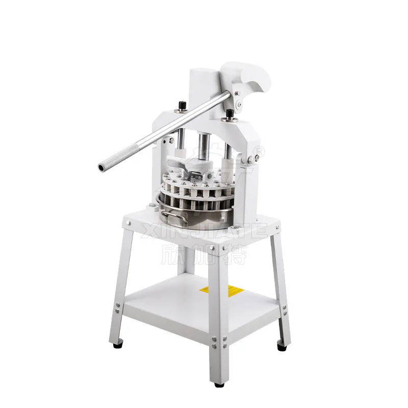 YJQ commercial manual dough splitting machine, moon cake splitting machine, steamed bread rounding machine