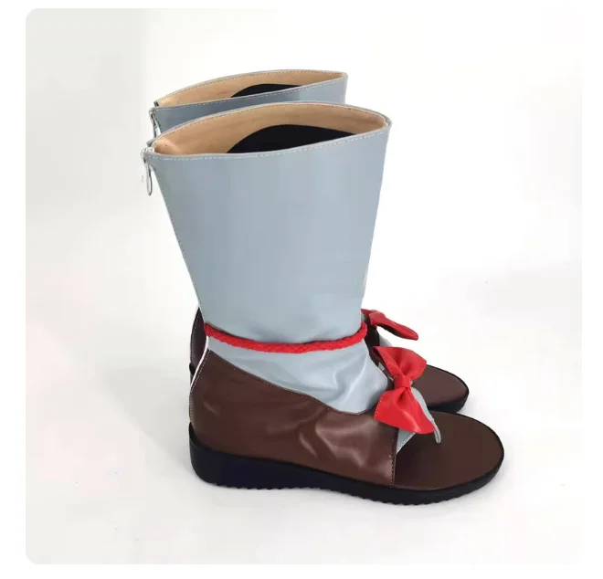 Monster Hunter Rise Wormwood boots Cosplay Shoes Customize Size
