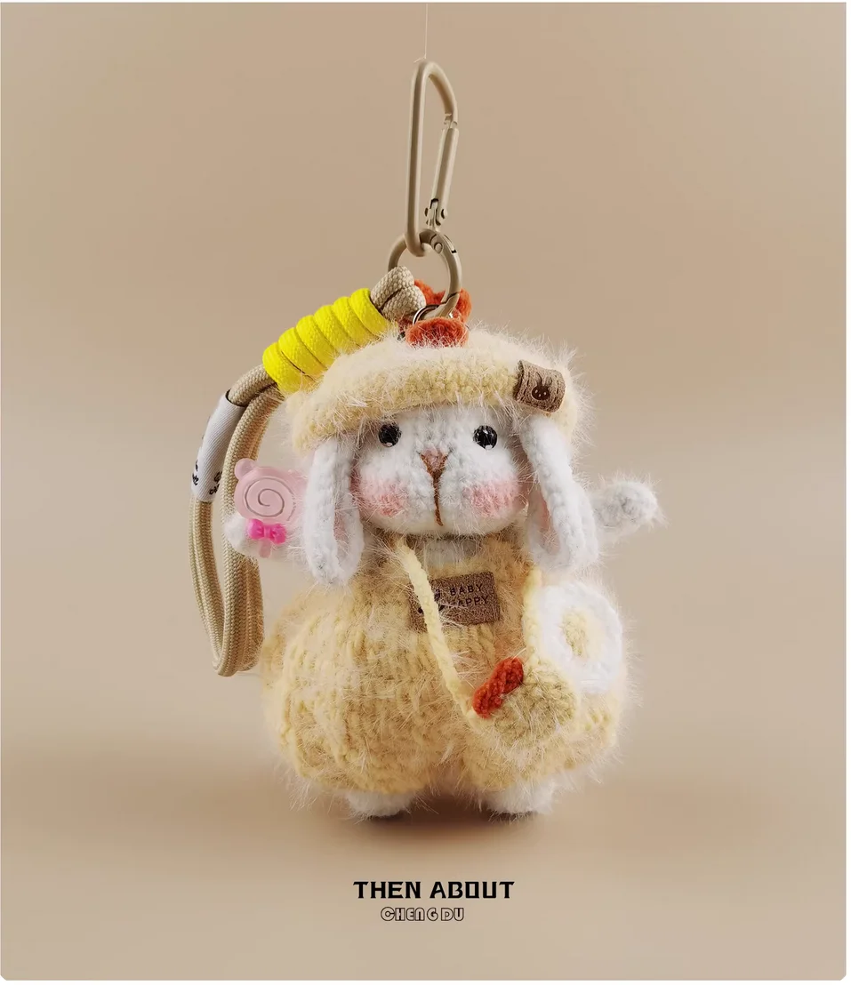 Zodiac chick candy rabbit doll bag pendant pendant Keychain pendant luxury gift.