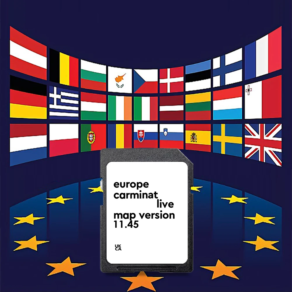 

Carminat Live 11.45 for Renault Fluence Scenic Kangoo 2011-2013 Car Update Europe Map Navigation SD GPS Card