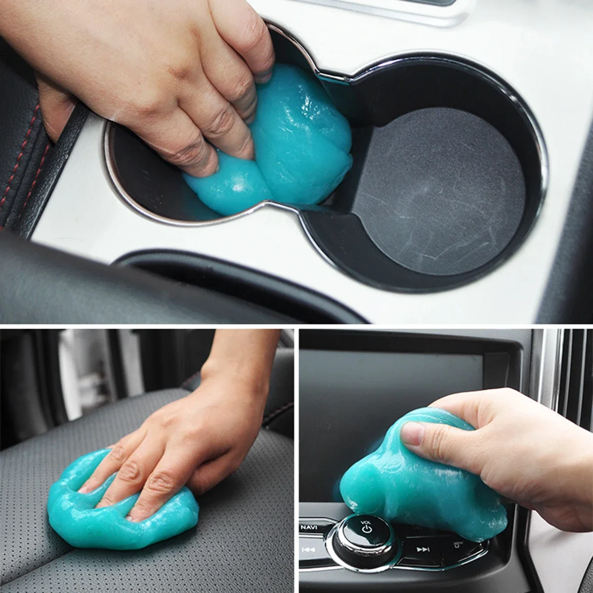 1pc-Clean The Soft Adhesive Mud, Car Air Outlet, Vacuum Cleaner, Car Multifunctional Home Keyboard, and Stick Dust To The Gaps