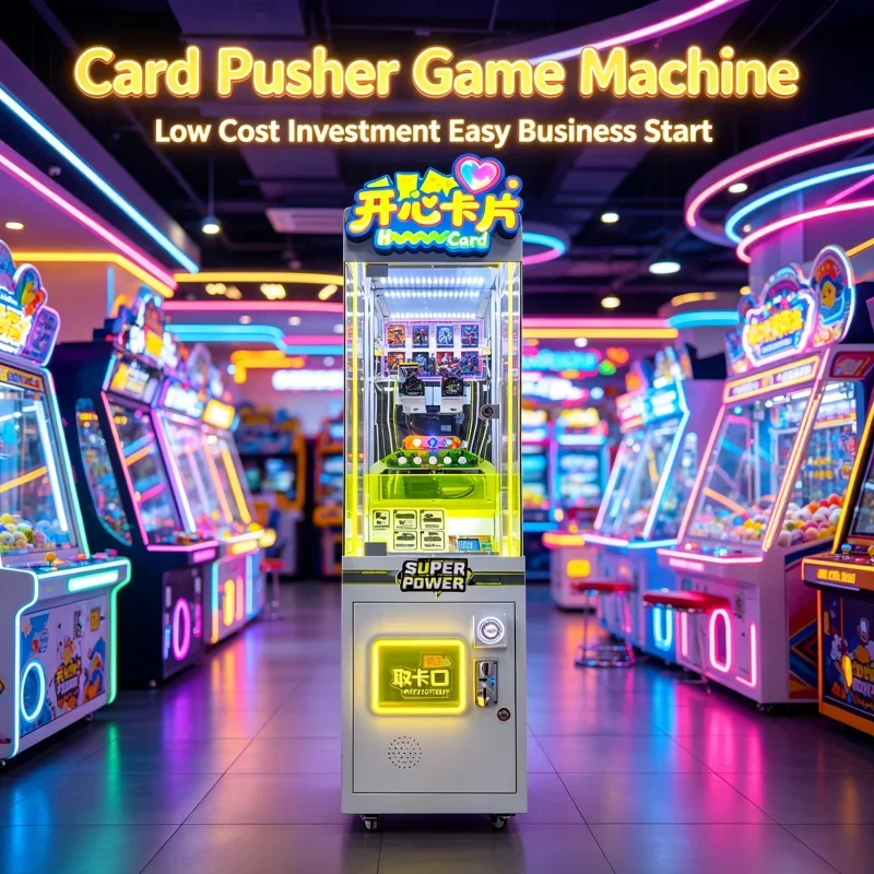 FL Game Center Card Dispenser Machine, Pika Trading Card Equipment, Cashless Terminal for Indoor Arcade Customized