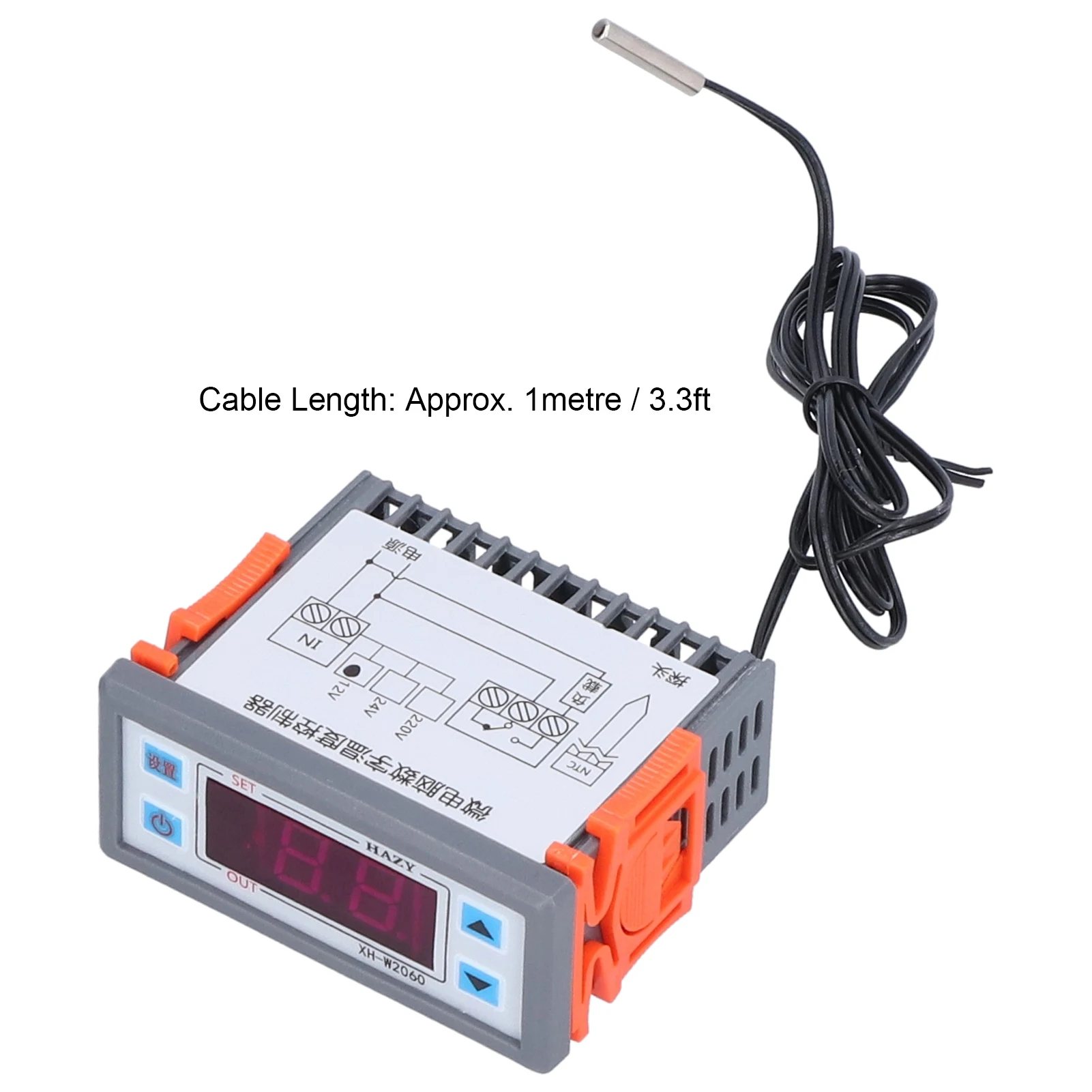

Цифровой терморегулятор 12В XHW2060 для электрического обогрева и охлаждения