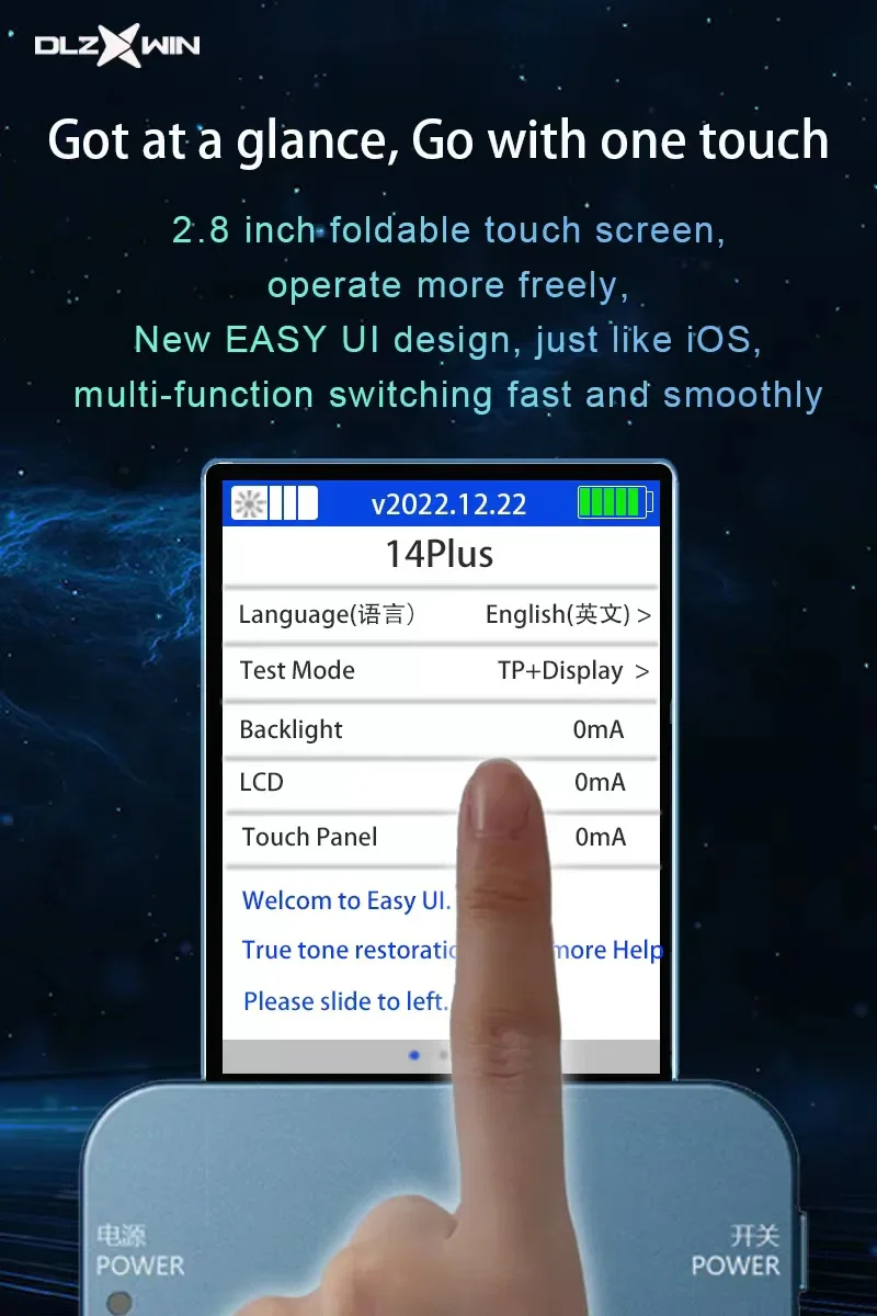 LCD Screen Tester Machine for iPhone, Samsung, Huawei, Oppo, Vivo, Xiaomi, LCD Test Box, DLZXWIN, DL S800, New