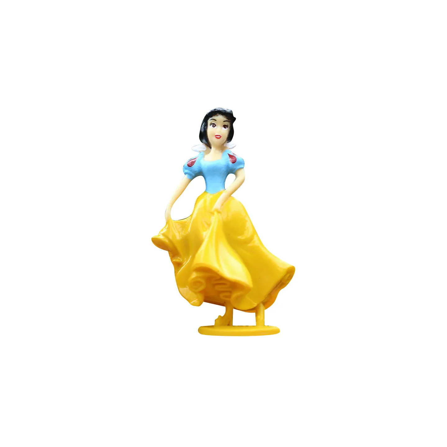 4-7cm 10 sztuk/partia Figurki Księżniczek Disneya Zabawki Syrenka Tiana Bella Jasmine Figurki Akcji Oryginalne Prezenty Zabawki