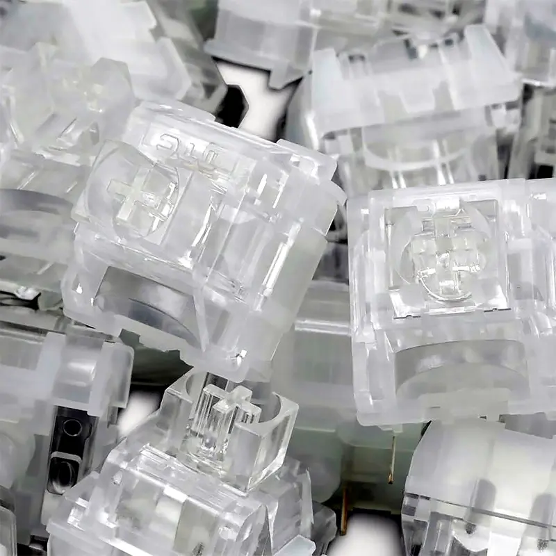 Silent linear switch close-up