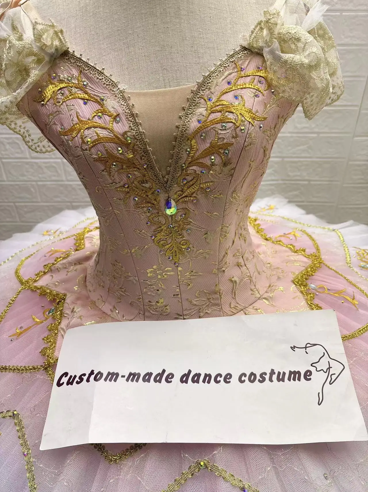 Professional high-end tutu adult and children tutu pink female performance skirt board skirt tutu competition performance custom