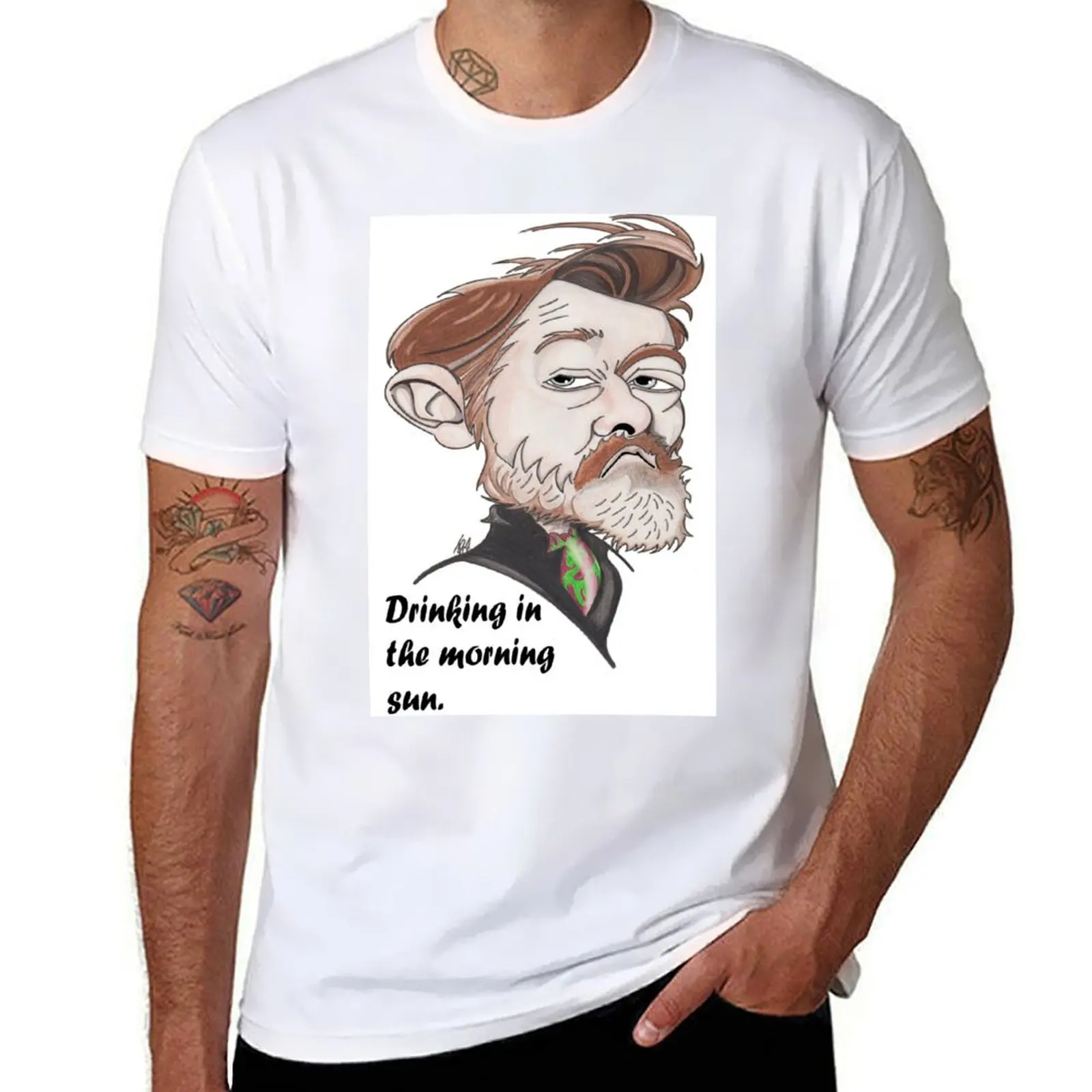 

Guy Garvey caricature T-Shirt essential t shirt funny t shirts man man t shirts graphic T-shirt
