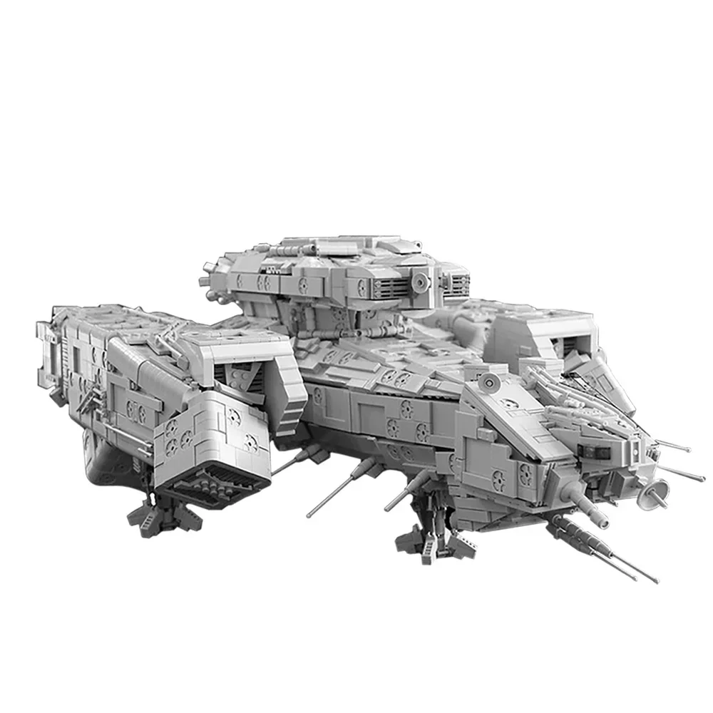 

MOC USCSS Nostromo межзвездный космический корабль модель строительные блоки набор Aliens War Universe дирижабль кирпичи игрушка детский праздничный подарок