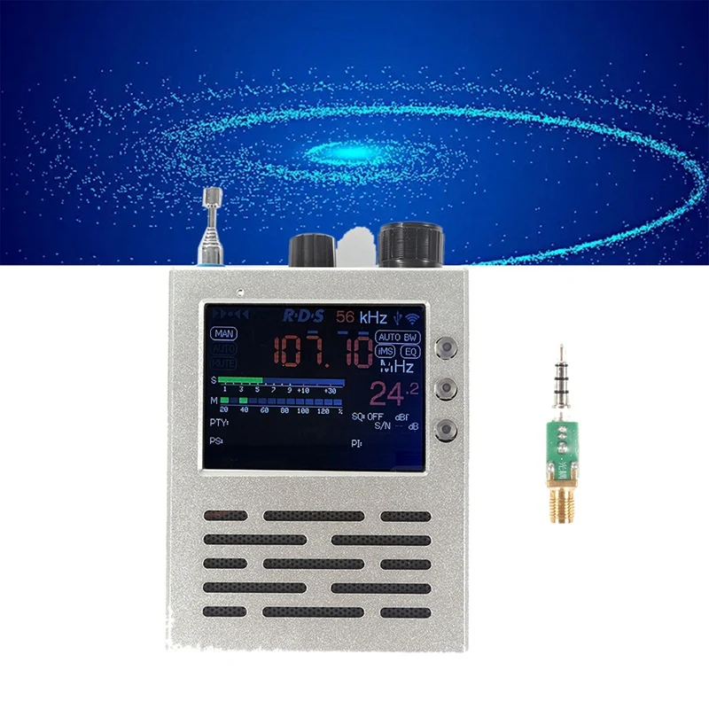 Receiver TEF6686 RDS Full Band FM/MW/Shortwave HF/LW Multifunction Convenience Radio Receiver Easy Install