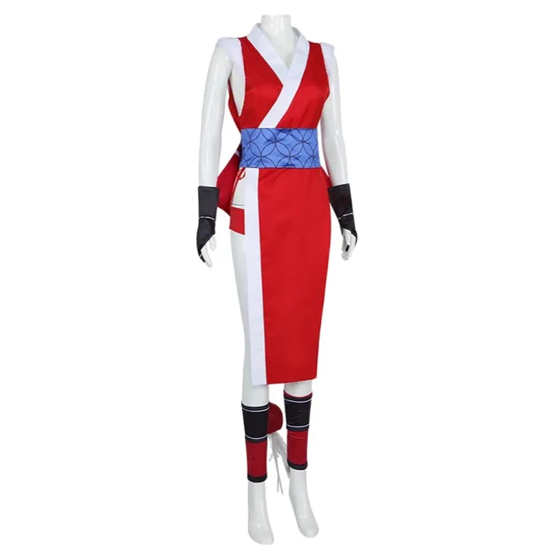 

SF 6 Mai Shiranui Cosplay Fantasy Clothing Anime Fighter Game Costume Disguise Adult Women Roleplay Fantasia Party Outfits eo]5