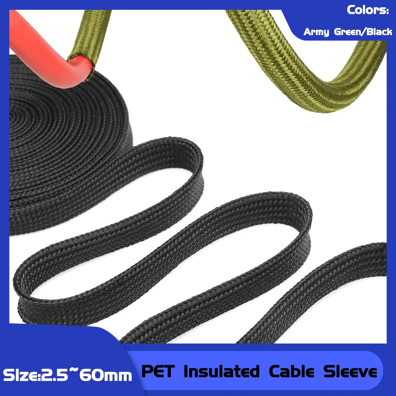 

Heavy-Duty Polyamide Braided Sleeving for Wire Harness Protection 2.5-60mm Expandable Diameter High-Temperature & Abrasion