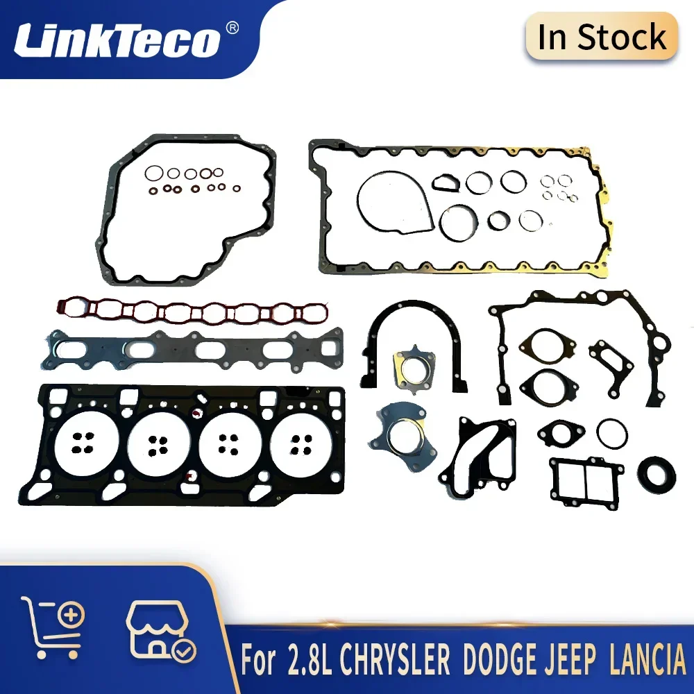 Auto Engine Parts Full Cylinder Head Valve cover Set repair gasket kit fit 2.8 L 06-14 ENS For CHRYSLER DODGE JEEP LANCIA 2.8L