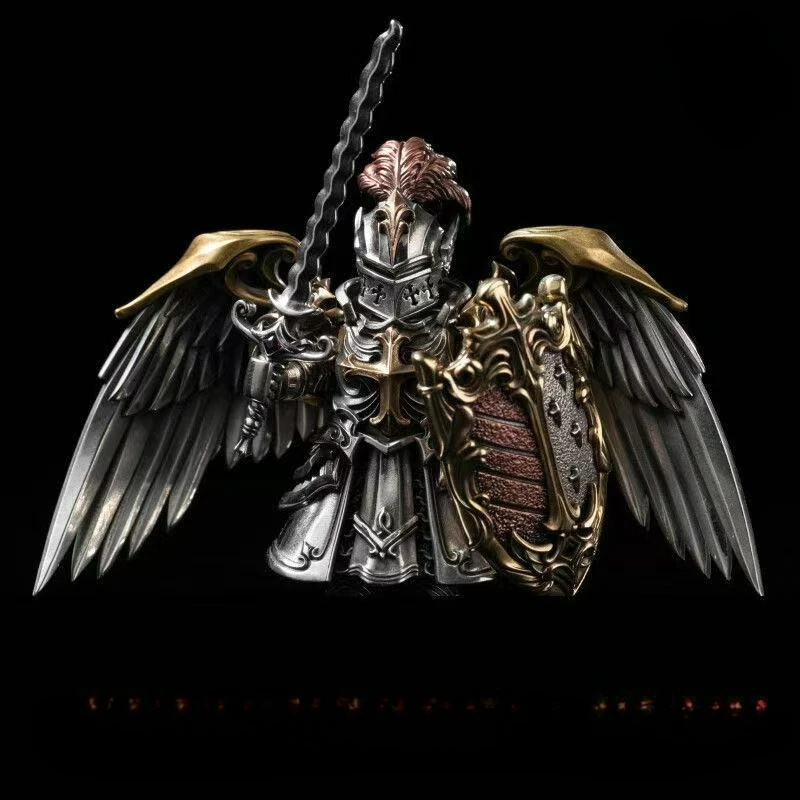 Paladin Magnetic Detachable Metal Figurine Desktop Decoration Copper Pendant Handle Figurine small gifts and souvenirs - Image 3