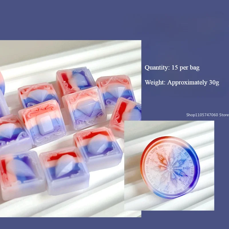 15 Pieces Bag DIY Fire Paint Wax Granules Handmade Seal Material for Wedding Invitation Envelope Sealing about 30g