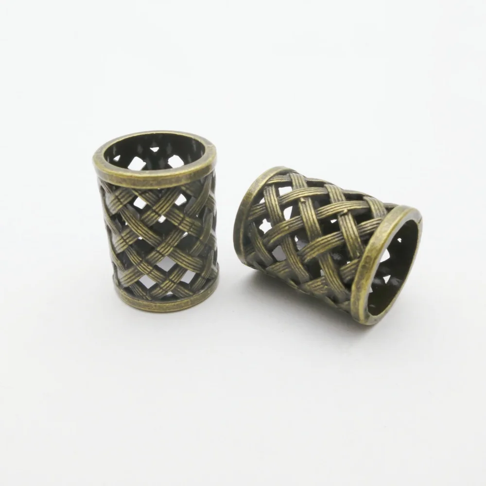 2pcs/pack Viking Pirate 18mm Hole Beard Beads Dreadlocks Ring Braid Hair Dress Clip Beads Jewelry Headband Scarf Accessories view 3
