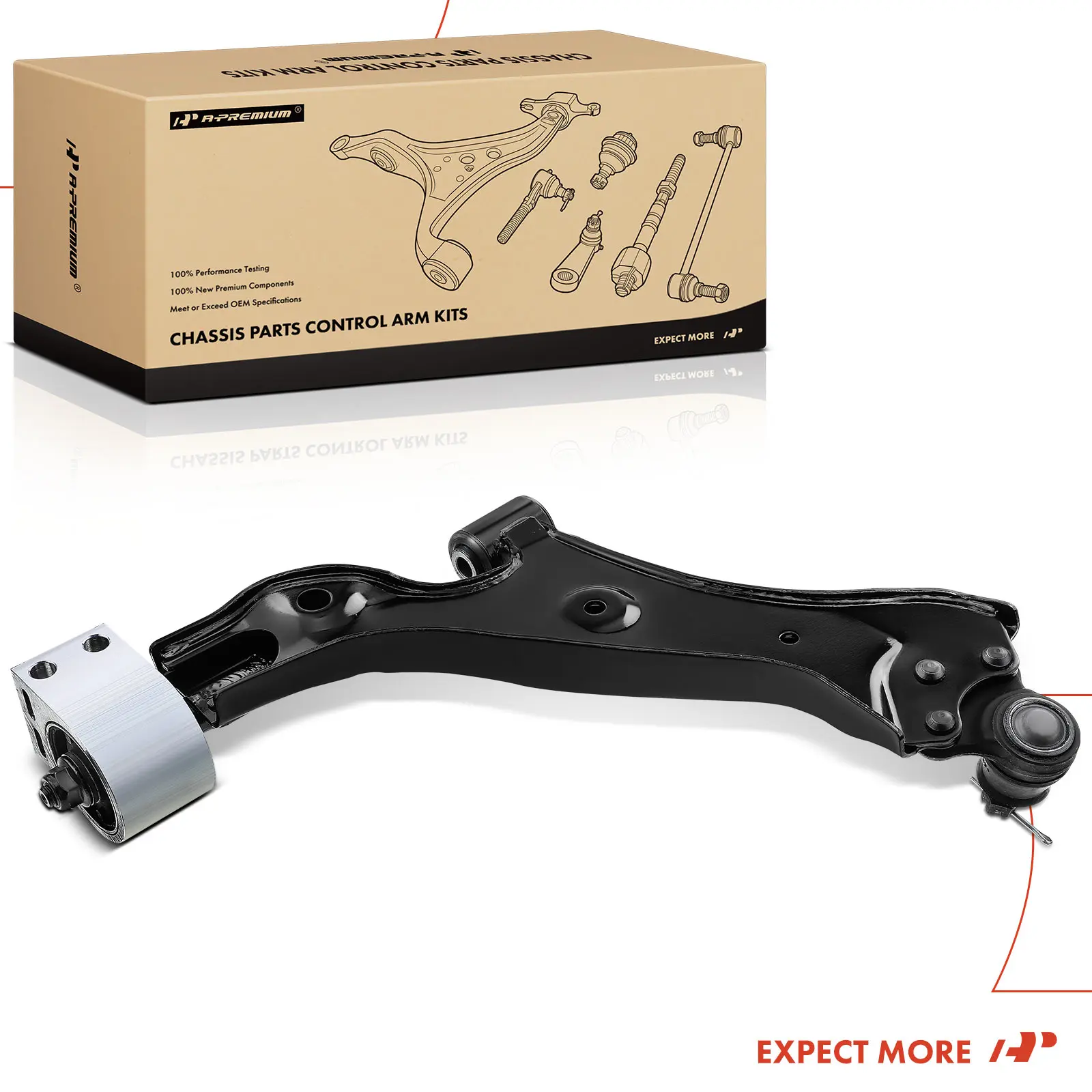 A-Premium Front Left Lower Control Arm with Ball Joint for Chevrolet Captiva Sport 2012-2015 Saturn Vue 2008-2010 Suzuki XL-7