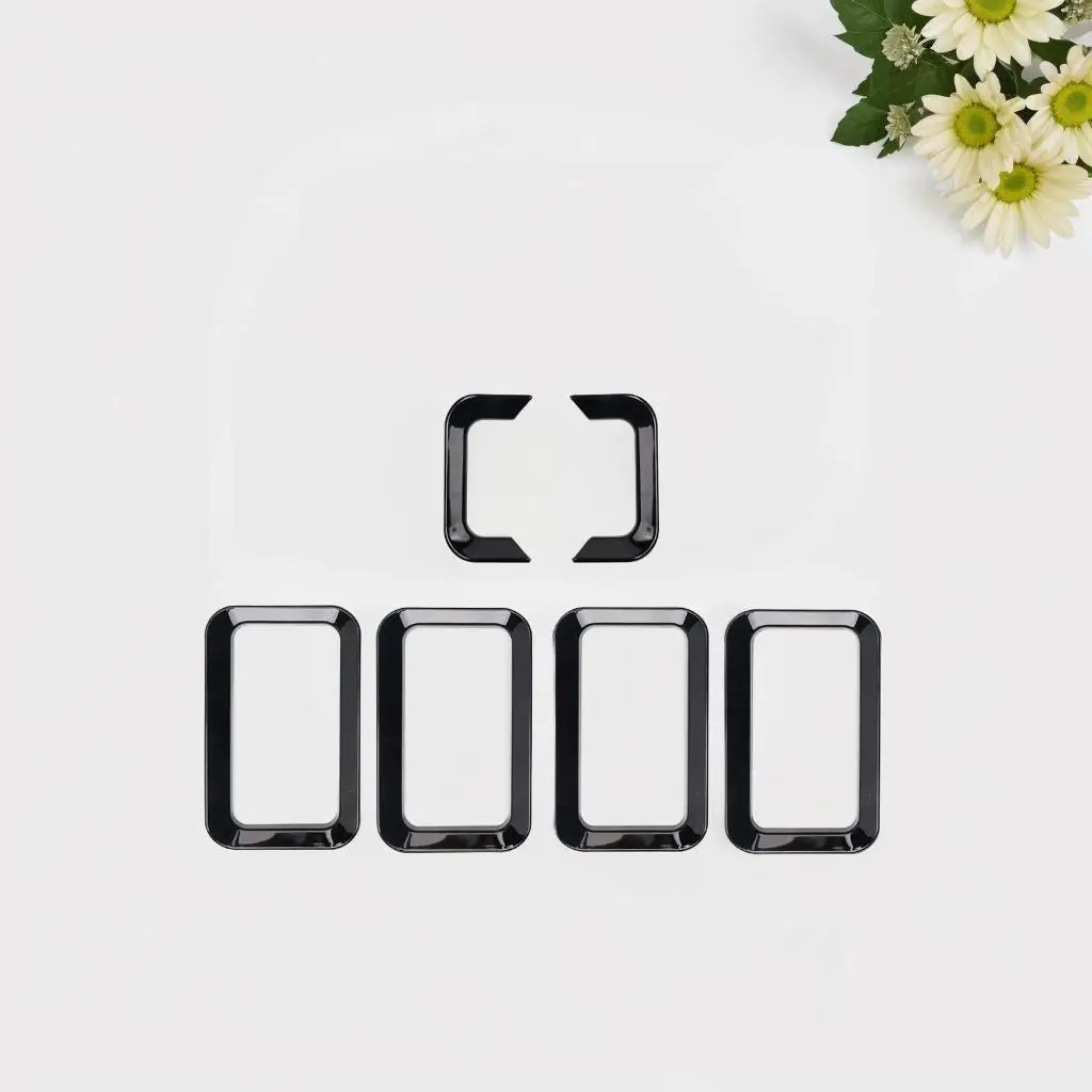 

Car Front Grill Ring Racing Grille Cover Trim For Suzuki JB64 JB74 2019-24 Frame Cover Trim Exterior Accessories