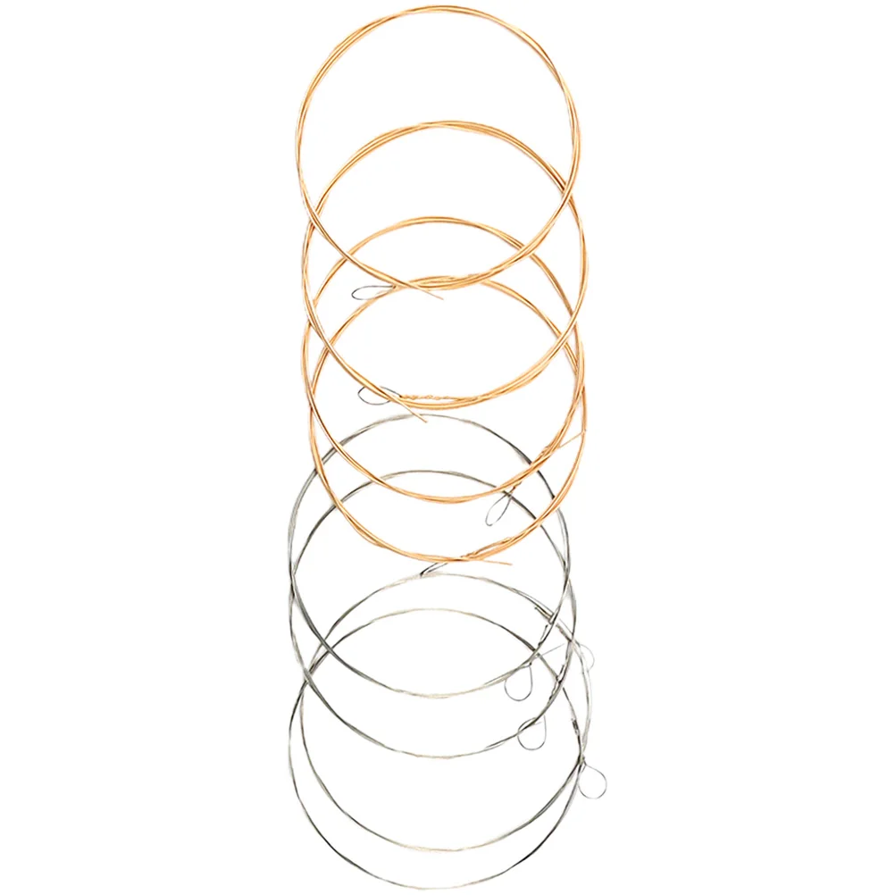 

8pcs Steel Mandolin Strings Replacement Strong Durable Clear Sound Resonant Professional Accessories Guitar Set