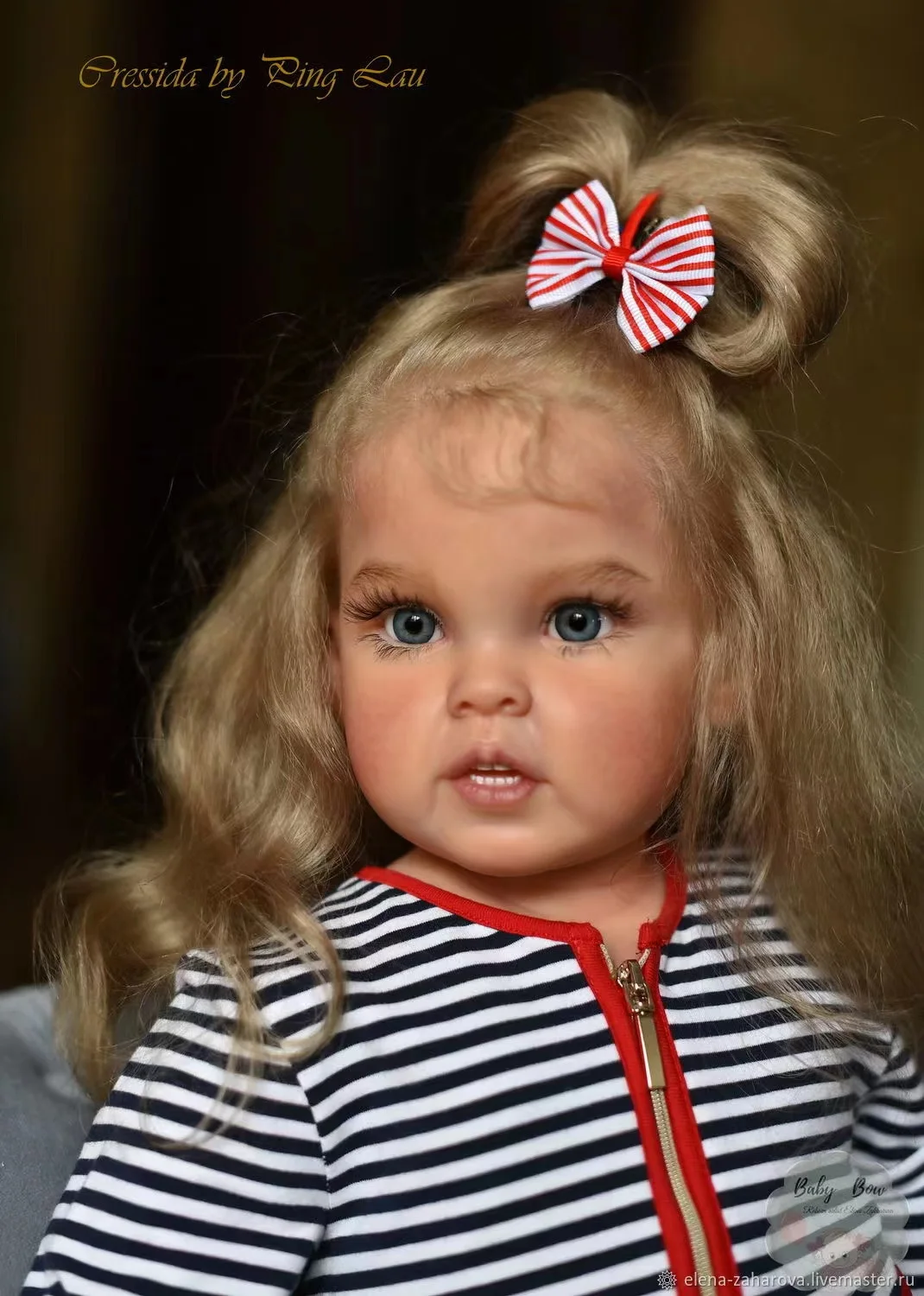 

FBBD Customized Limited Supply 32inch Reborn Baby Cressida With Hand-Rooted Hair Already Finished Doll