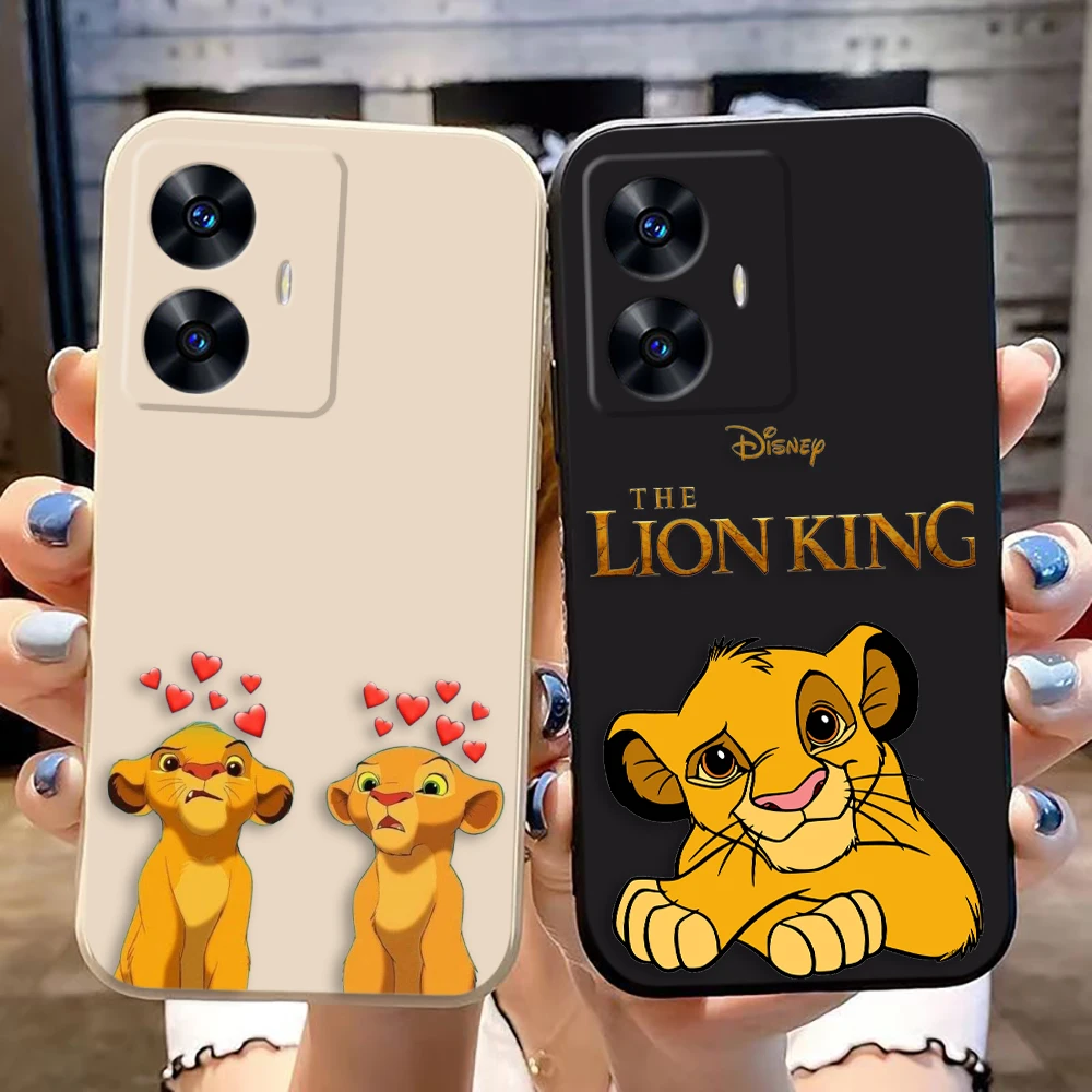 

The Lion k-King Hakuna Matata Phone Case For Realme C65 C63 C53 C35 C55 C33 C30 C21Y C20 C12 C11 GT 2 NARAO 20 30 50 Case Funda