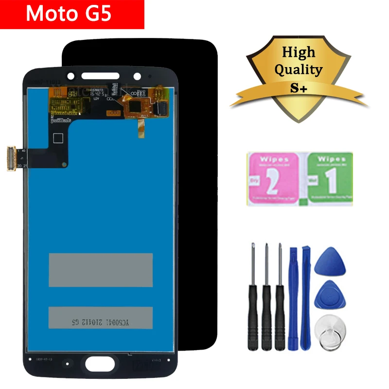 Test For Motorola Moto G5 G5 Plus XT1672 XT1685 LCD Touch Screen Digitizer Assembly For Moto G5S G5S Plus XT1793 XT1803 LCD